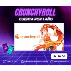 Crunchyroll Premium 1 Año...